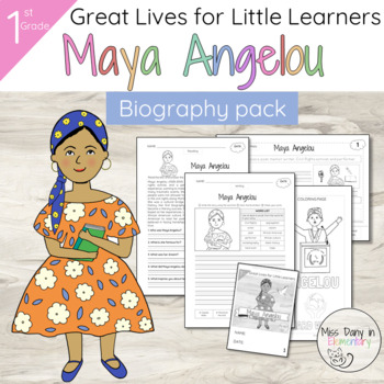 maya angelou short biography for students