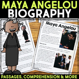 Maya Angelou Biography Research, Reading Passage, Graphic 
