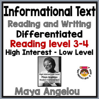 Preview of Maya Angelou Differentiated Standards-Based & Reading Comprehension Unit