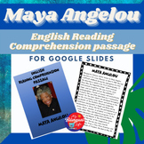 Maya Angelou - English Biography Activity Google Slides - 