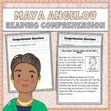 Maya Angelou Reading Comprehension Passage | Women's Histo