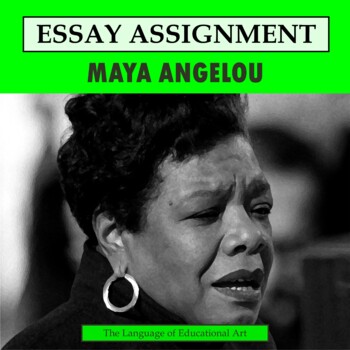 Preview of Maya Angelou Research Organizer & Paper Assignment — AP ELA — CCSS Rubric