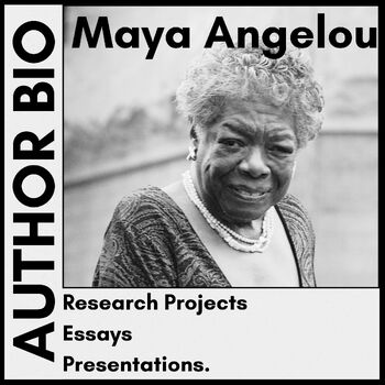Preview of Maya Angelou - Research Worksheet / Organizer - NO PREP - EASEL
