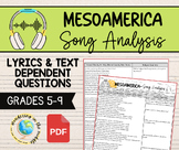 Maya, Aztec & Inca (Mesoamerica) Song Analysis