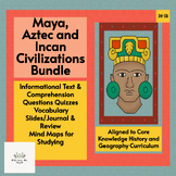 Maya, Aztec and Inca Bundle Aligned to Free Core Knowledge