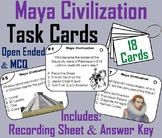 Maya Civilization Task Cards Activity (Civilizations of Me