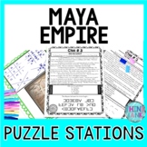 Maya Empire PUZZLE STATIONS: Mayan Civilization, Mexico an