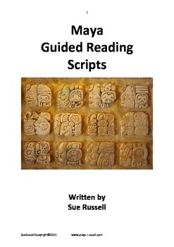 Preview of Maya Guided Reading Scripts or Readers Theater