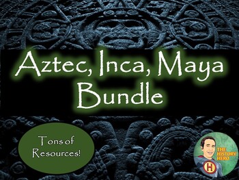 Preview of Aztec, Inca, Maya - Mesoamerica Bundle