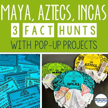 Preview of Maya, Inca, Aztec Notes, Activities, and Mesoamerica Projects