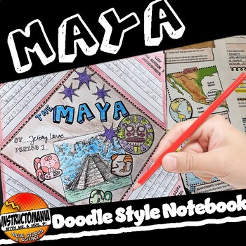 Preview of Maya Interactive Notebook -Snapshot Reading Workbook & Folding Activity