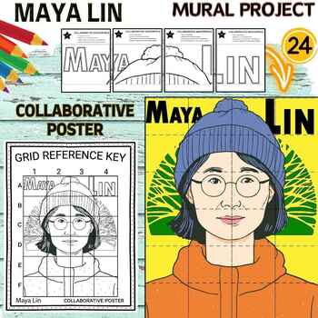 Preview of Maya Lin Collaborative Poster Mural Project for AAPI heritage month Craft