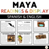 Maya | Los Mayas Readings Activities and Bulletin Board in