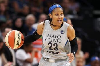 Preview of Maya Moore Basketball Biography Pebble Go Fill in blank assignment Sub Plans