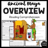 Maya Overview Informational Text Reading Comprehension Wor