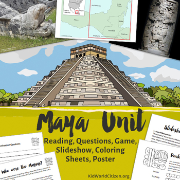 mayan calendar coloring page printable