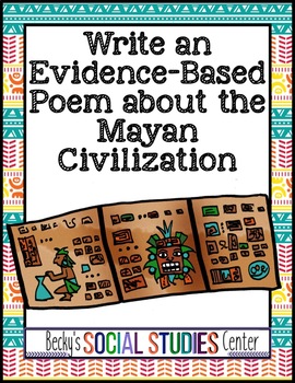 Preview of Maya Writing Project - Evidence-Based Poem