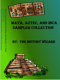 Mayan, Aztec, Inca Sampler Collection (3 Webquests)