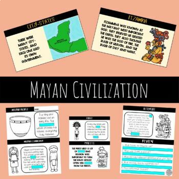 Preview of Mayan Civilization PowerPoint & Notes