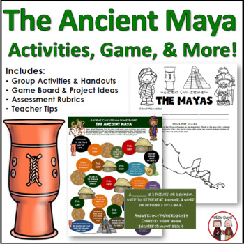 Preview of Maya Map Culture Activities