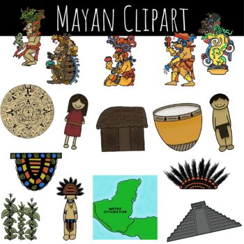 Mayan Clipart by A Blissful Adventure | TPT