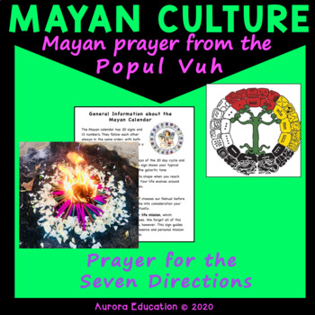 Preview of Learn about Indigenous Culture | Mayan Knowledge of Popol Vuh & Seven Directions