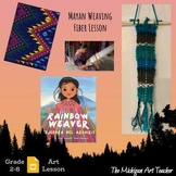 Mayan Weaving Project - Fiber Art Lesson - Yarn Activity