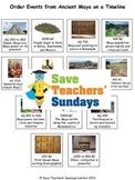 Mayan Timeline Lesson plan and Worksheet / Activity