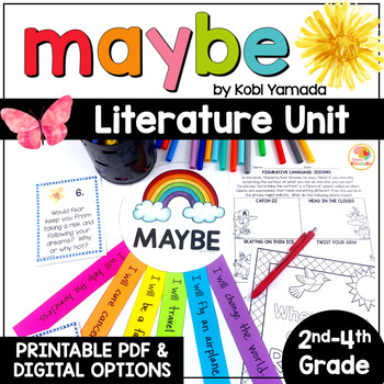 Preview of Maybe by Kobi Yamada Activities | Literature Unit Companion Activities