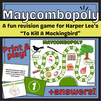 Preview of MAYCOMBOPOLY - a To Kill a Mockingbird board game!