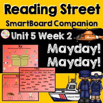 Preview of Mayday! Mayday! SmartBoard Companion Kindergarten