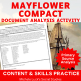 Mayflower Compact American Document Analysis Activity U.S.