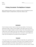 Mayflower Compact Primary Document Analysis