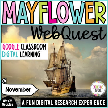 Preview of Mayflower Digital Activity | WebQuest