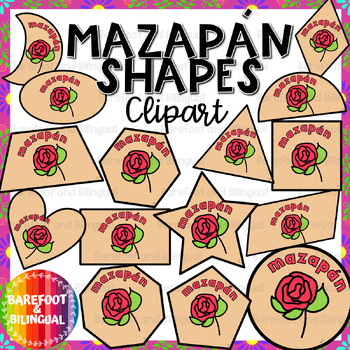 Preview of Mazapan Clipart 2D Shapes