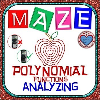 Preview of Maze - Analyzing Polynomial Functions