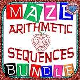 Maze - BUNDLE Arithmetic Sequence