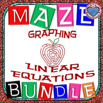 Preview of Maze - BUNDLE GRAPHING LINEAR EQUATIONS