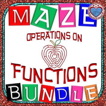 Preview of Maze - BUNDLE Operations on Functions
