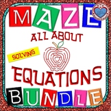 Maze - BUNDLE All about Equations