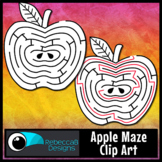 Apple Maze Clip Art