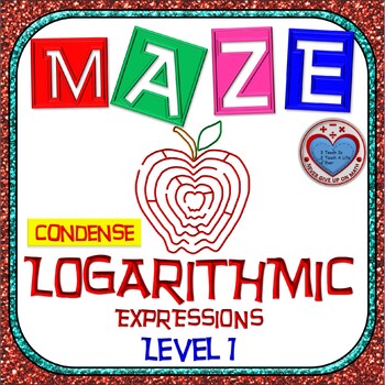 Preview of Maze - Condensing Logarithmic Functions (Simple Version - Level 1)