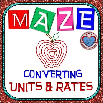 Preview of Maze - Converting Ratios and Rates