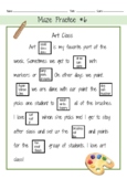 Maze/Daze/Cloze Reading Practice Set #2 (NO PREP)