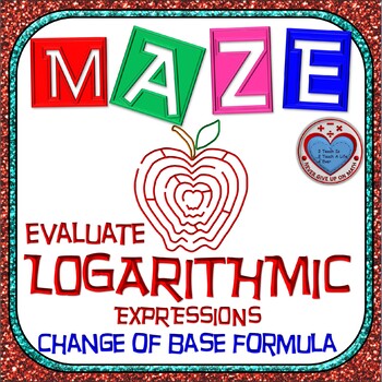 Preview of Maze - Evaluate Logarithmic Functions using Change of Base Formula