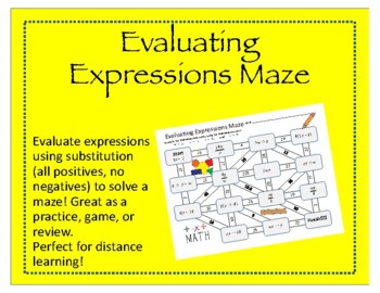 Preview of Maze: Evaluating Expressions