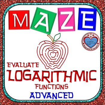Preview of Maze - Evaluating Logarithmic Functions (Advanced Version)