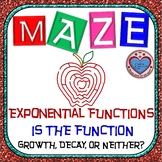 Maze - Exponential Growth and Decay -  Is it Growth, Decay, or Neither?