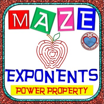 Preview of Maze - Exponents - Power Property
