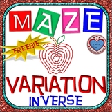 Maze - FREEBIE - Rational Functions: Inverse Variation - F